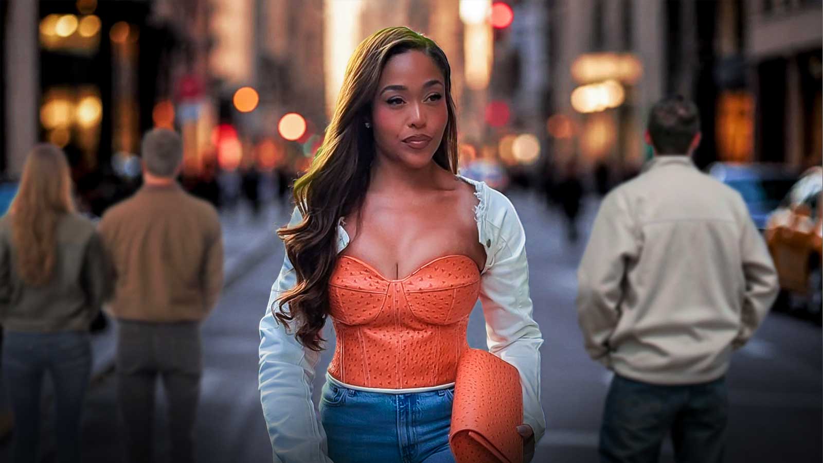 Jordyn Woods' orange lucky bag gets museum treatment