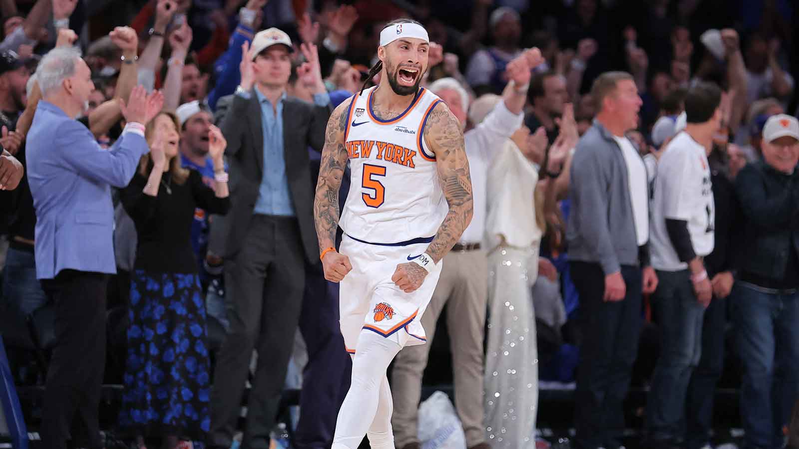 Knicks fans will love Josh Hart’s immediate reaction to Jose Alvarado’s new contract