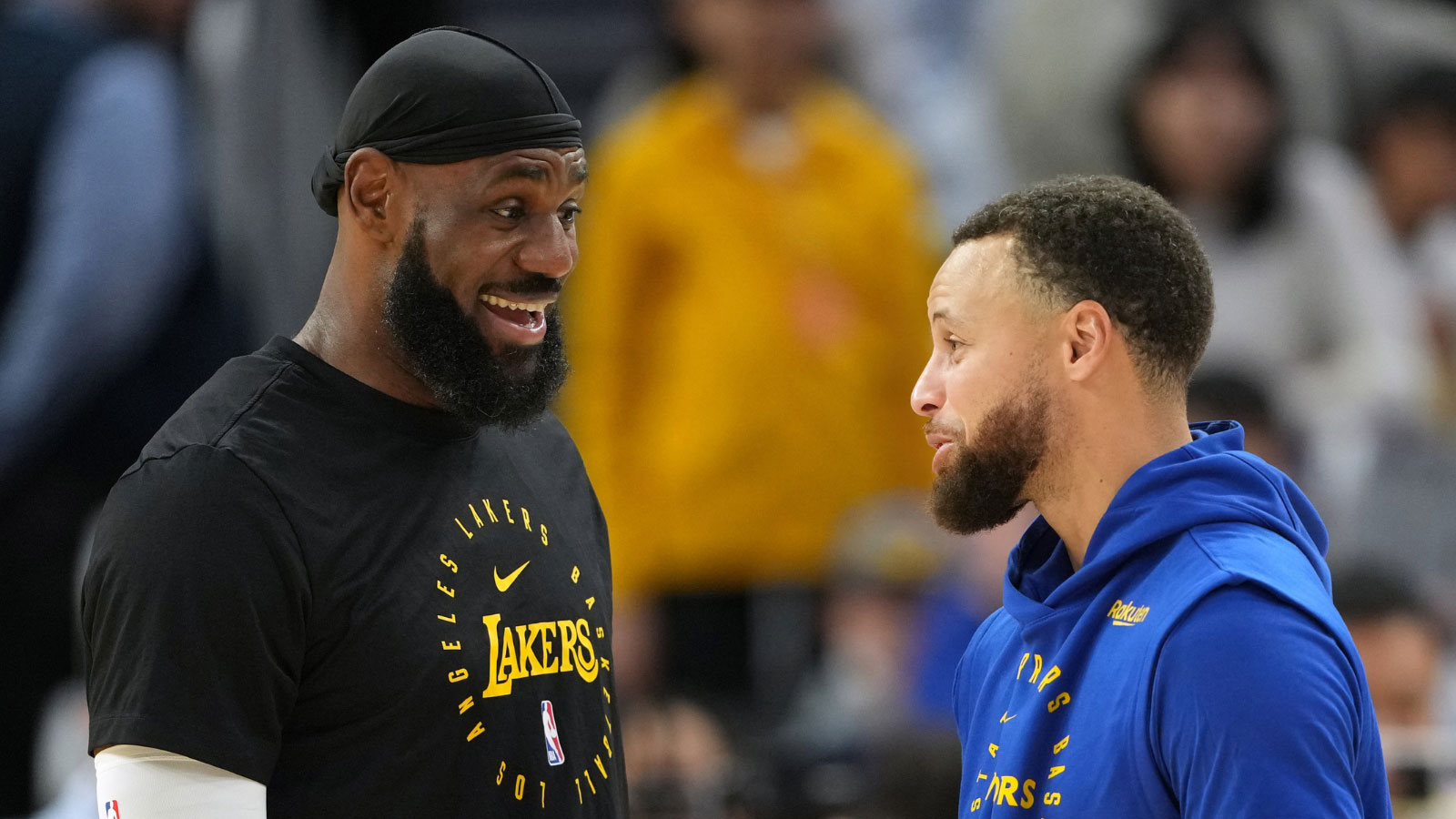 Warriors’ Stephen Curry takes LeBron James recruiting pitch to GMA