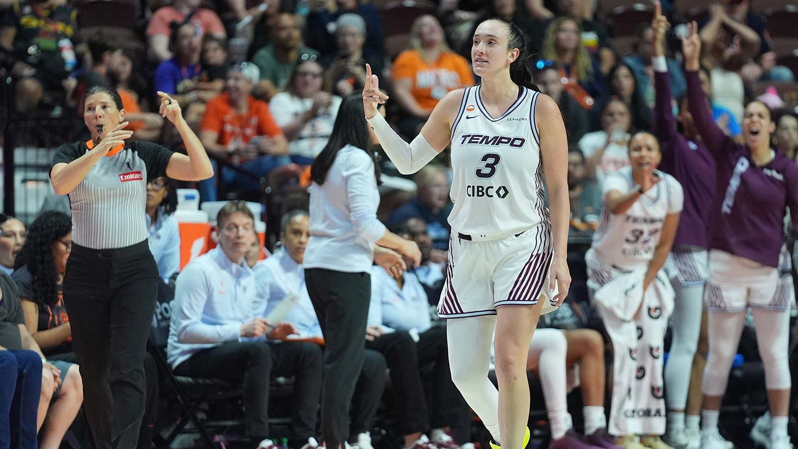 Tempo’s Marina Mabrey ties WNBA history with incredible 3-point effort vs. Sun