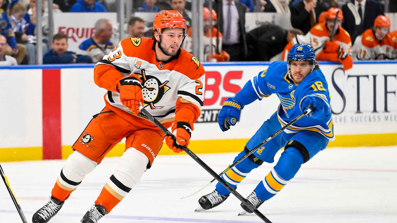 Blues win Mason McTavish sweepstakes with Ducks trade