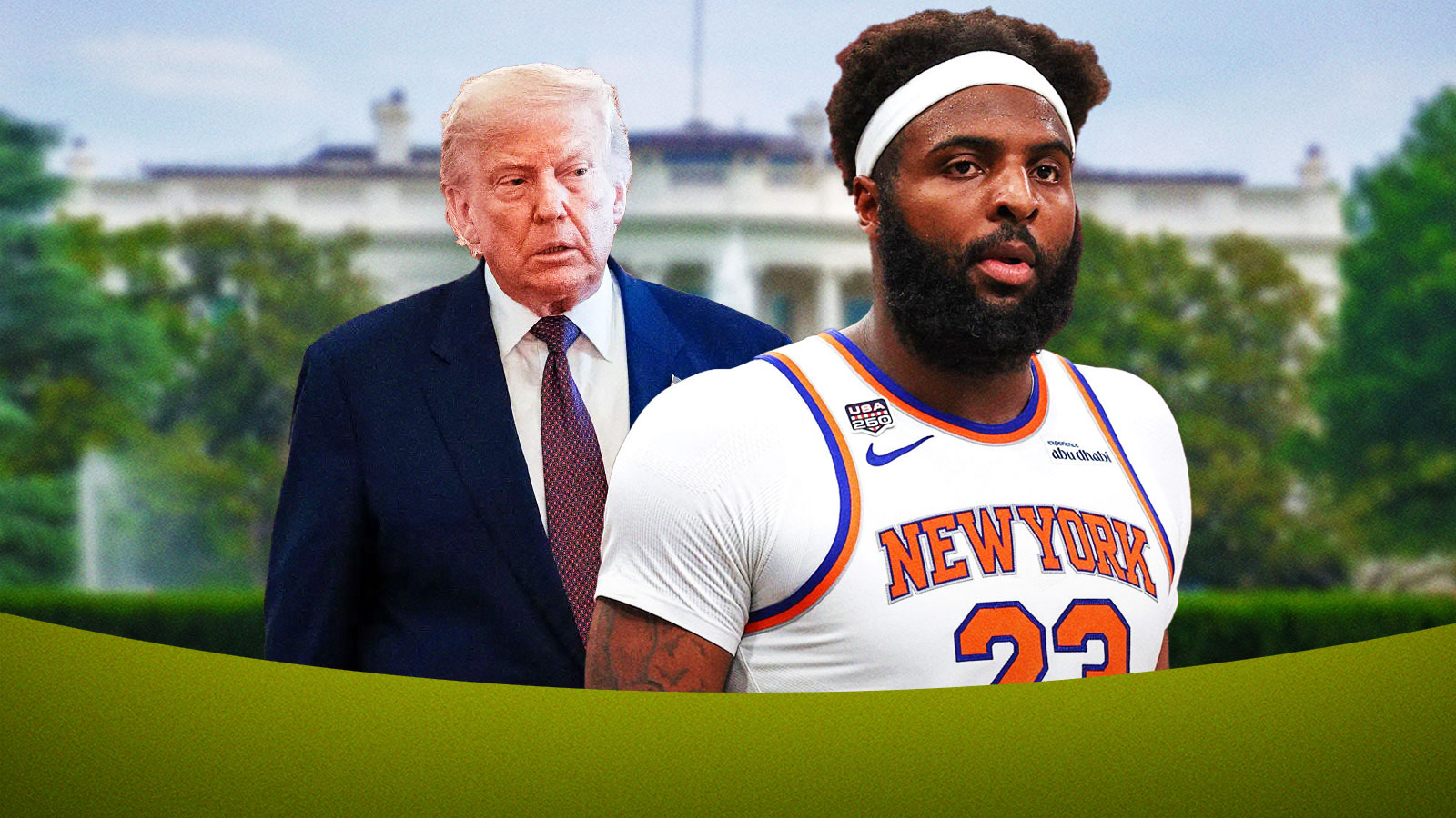 Knicks’ Mitchell Robinson clarifies stance on Donald Trump before White House visit