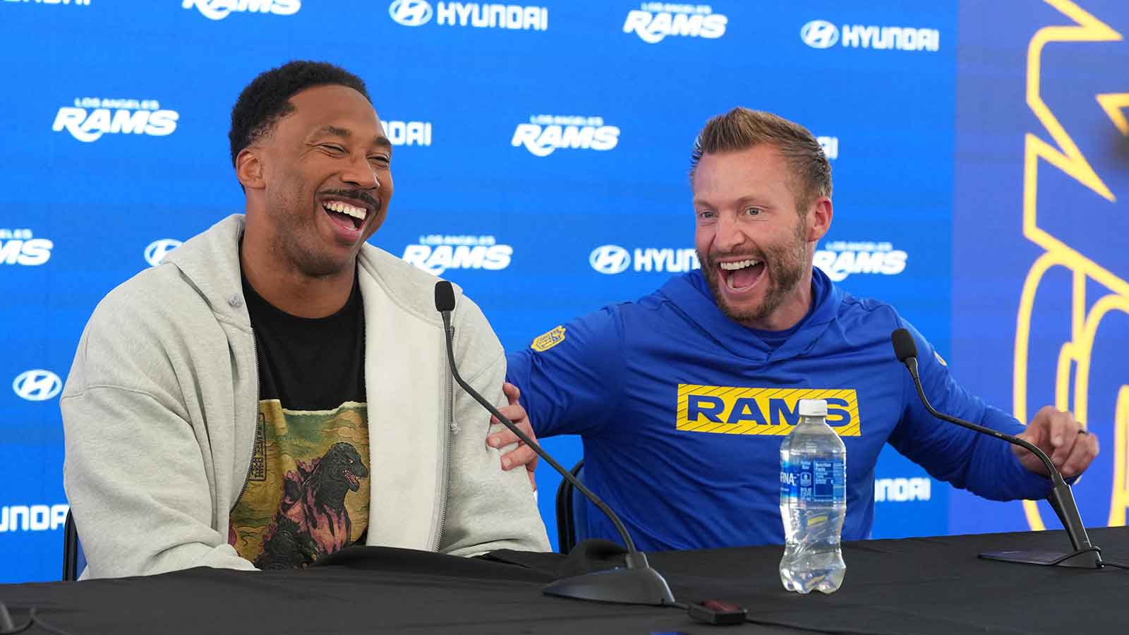 Rams’ Myles Garrett opens up about Aaron Donald return from retirement rumors