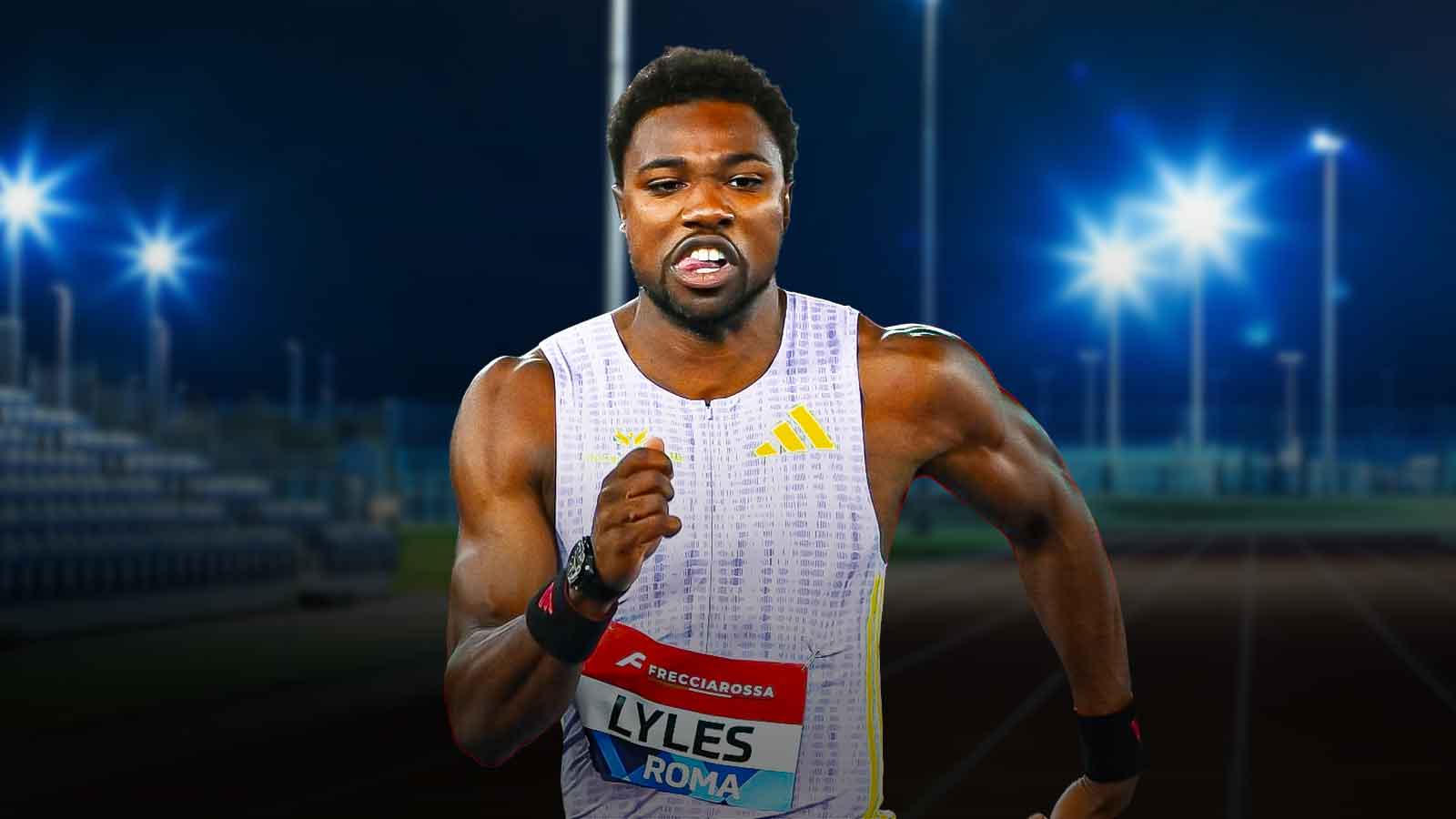 Noah Lyles oozes confidence after 100m victory at Rome Diamond League