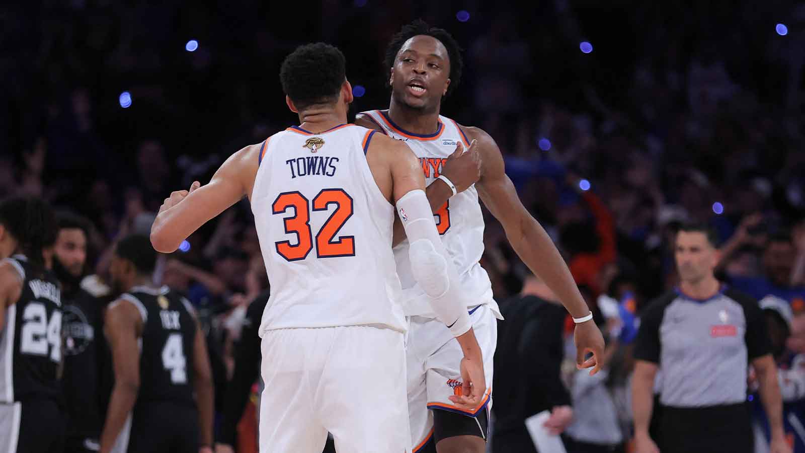 Suni Lee’s post after OG Anunoby’s game-winner in Knicks-Spurs Game 4 goes viral