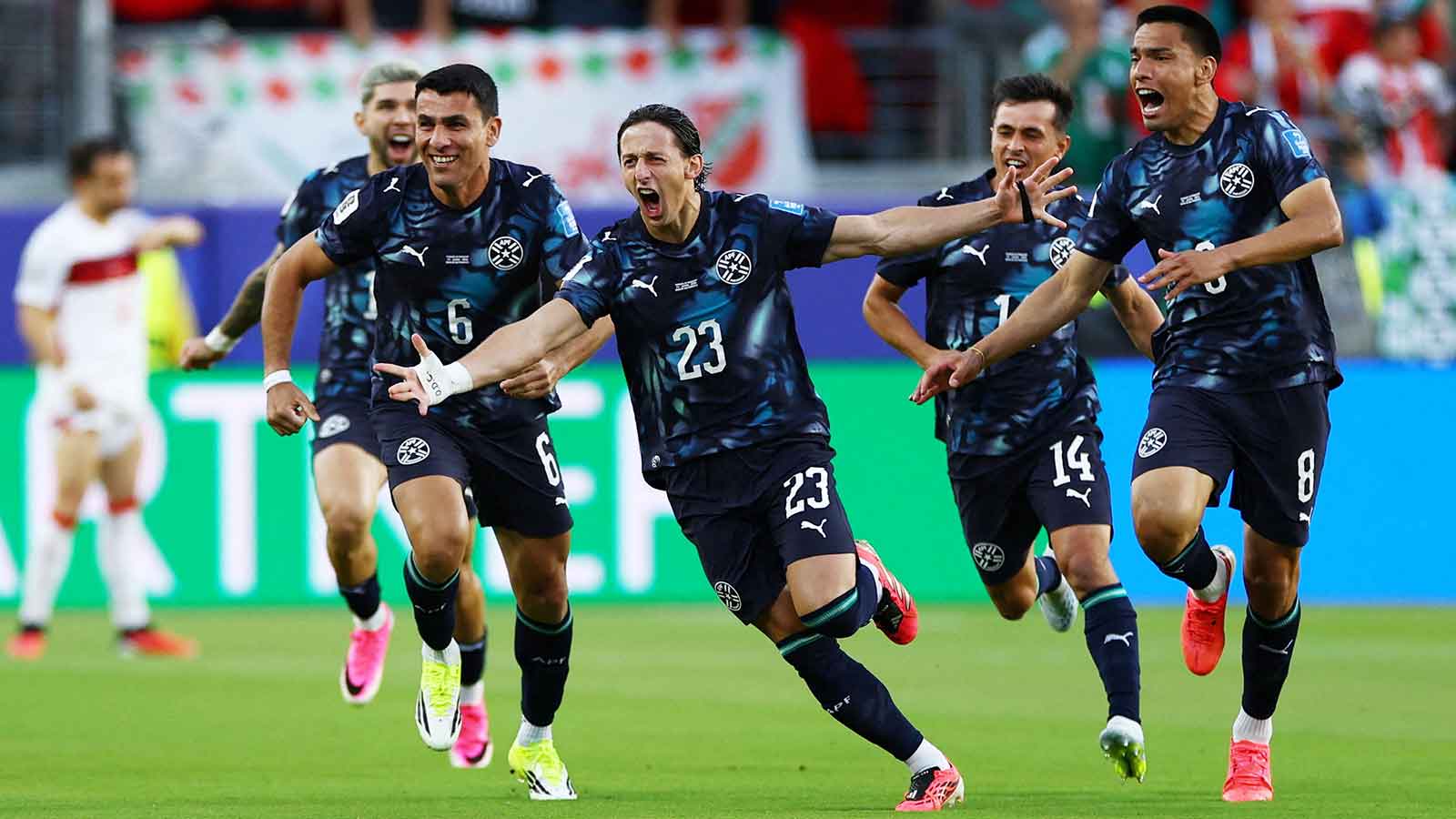 Paraguay’s Matias Galarza wastes no time scoring on Turkiye in World Cup match