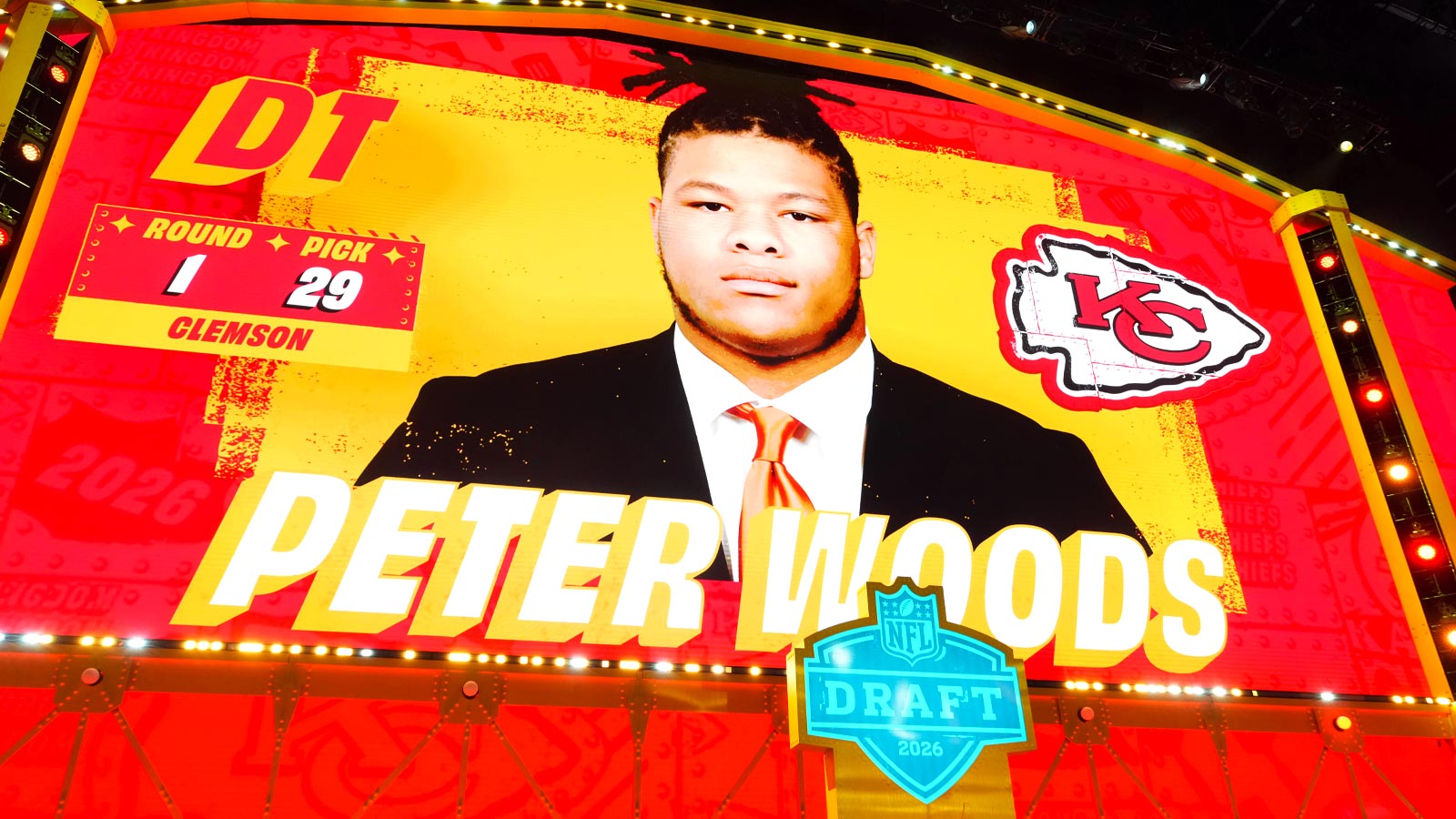 Peter Woods signing marks first in Chiefs history