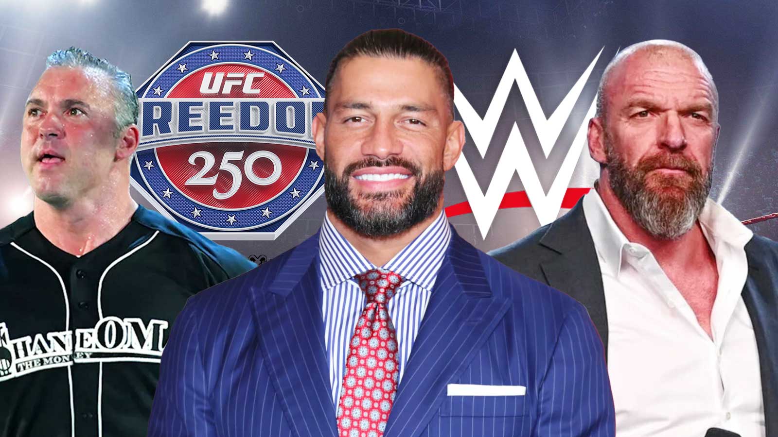 Roman Reigns, Triple H, Shane McMahon, and more WWE stars spotted during UFC Freedom 250 at White House