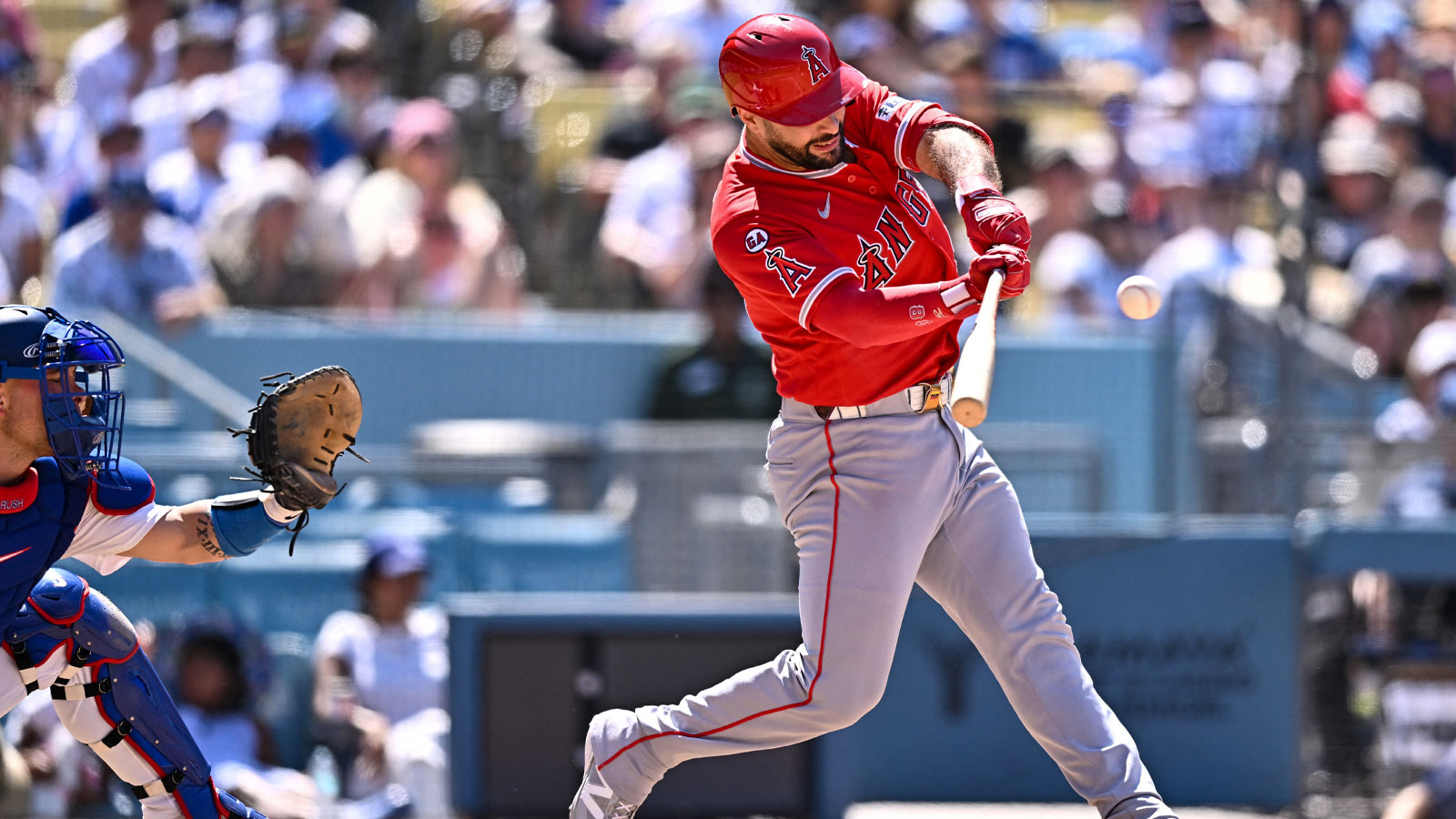 Angels’ Kurt Suzuki gets 100% real on catcher’s 5-hit breakout performance vs. Dodgers