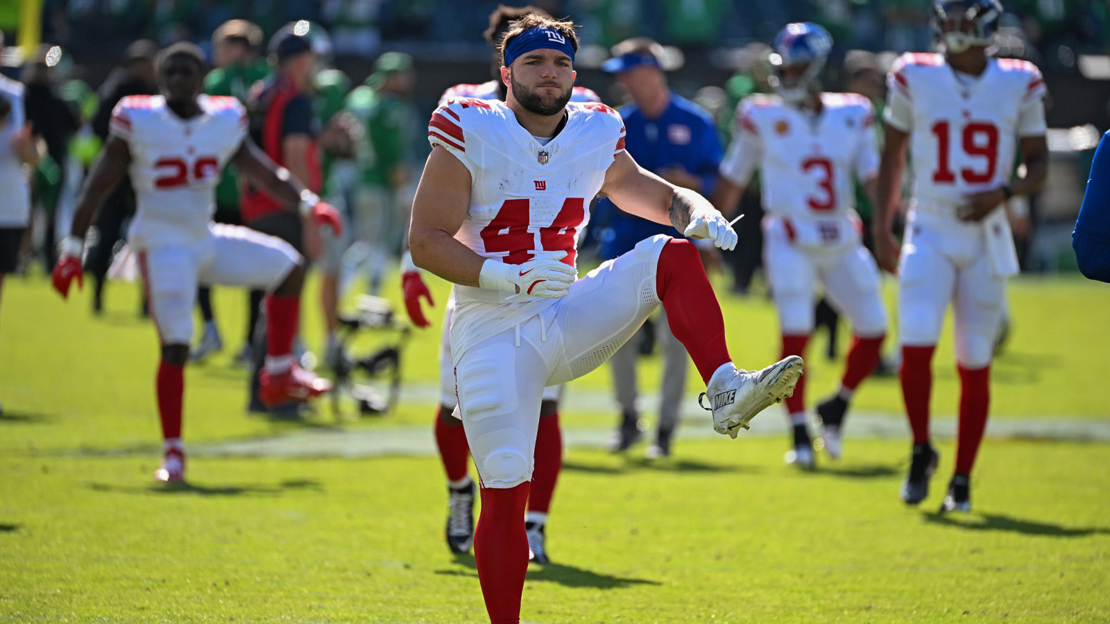 Giants’ John Harbaugh has 1 request for Cam Skattebo amid injury recovery
