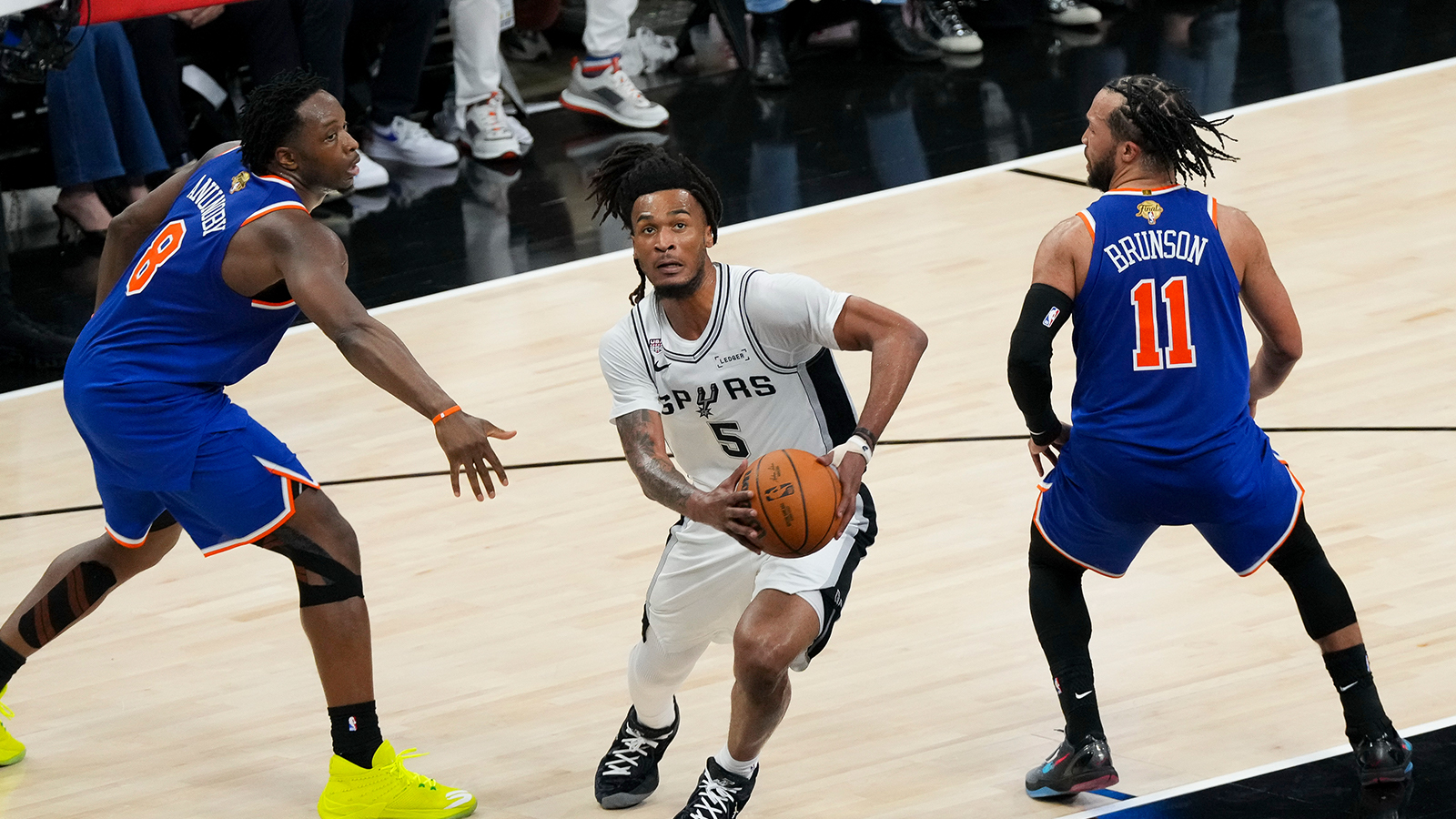 Spurs’ Stephon Castle gets real on 0-2 ‘predicament’ vs. Knicks in NBA Finals