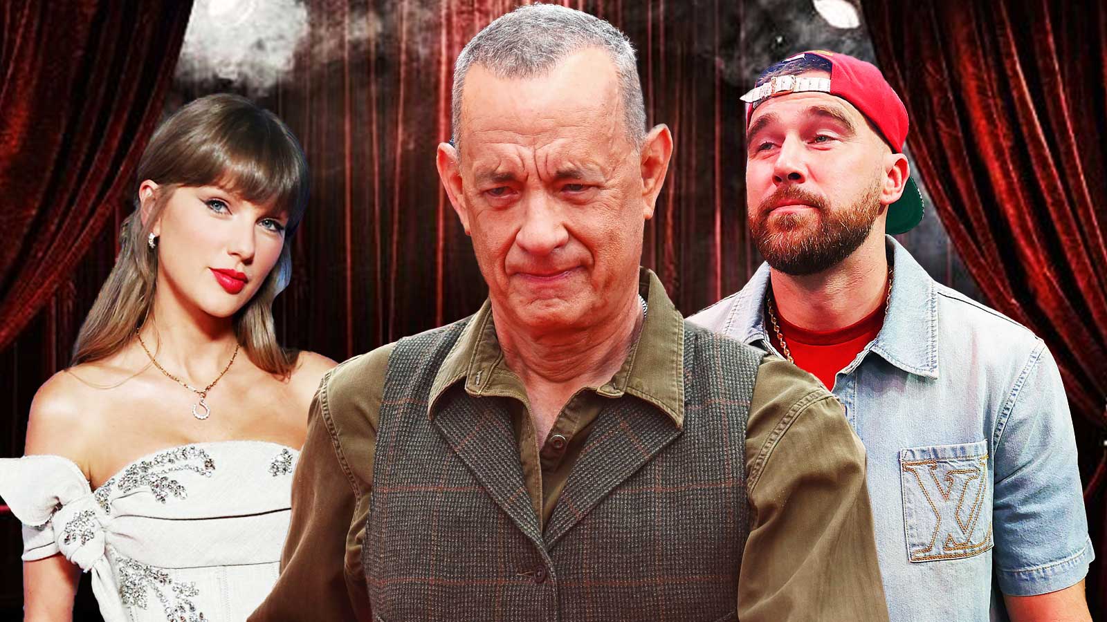 Taylor Swift, Travis Kelce receive marriage advice from Tom Hanks at Toy Story 5 premiere