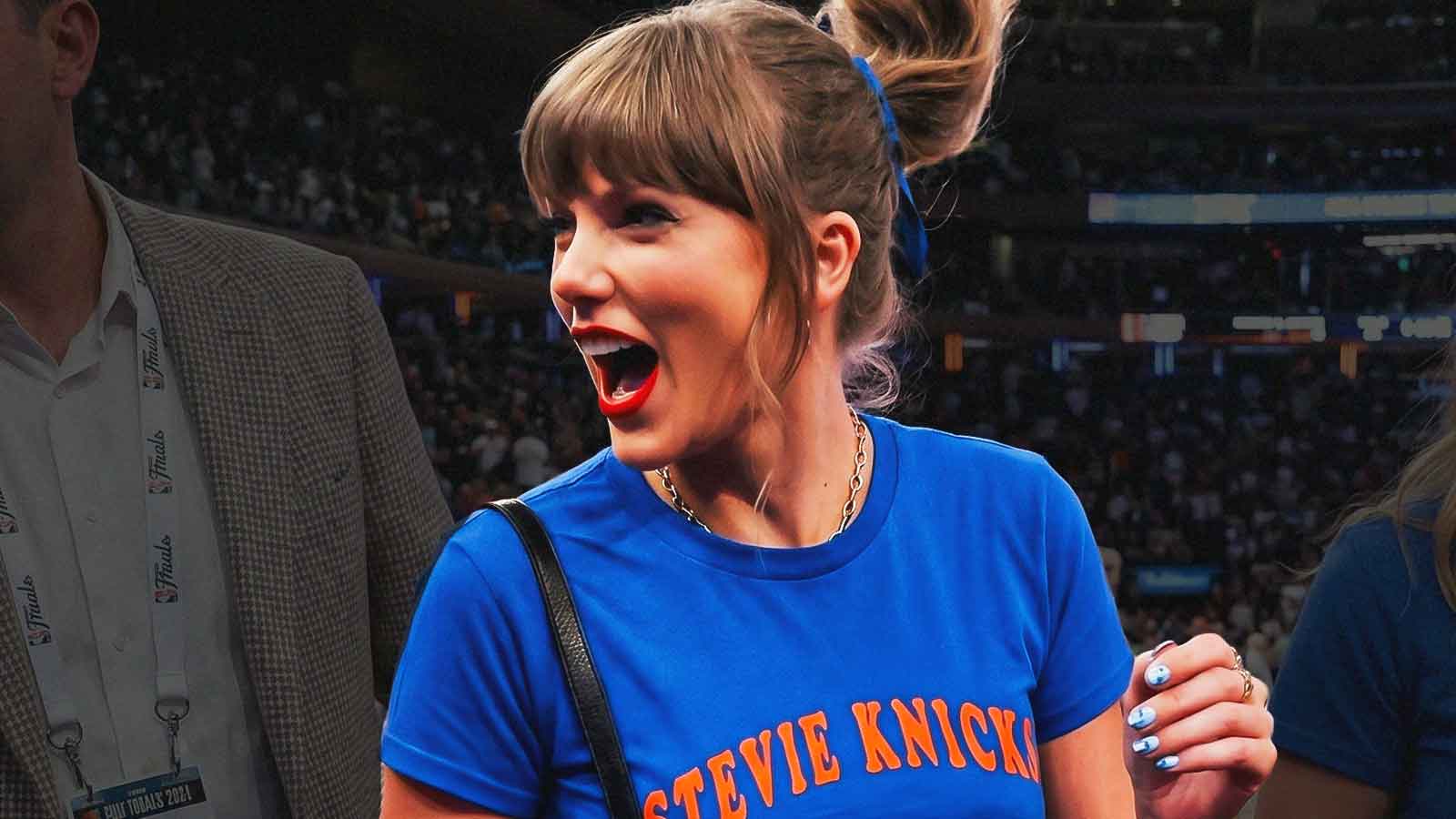 Taylor Swift makes huge Game 4 impression with ‘Stevie Knicks’ shirt