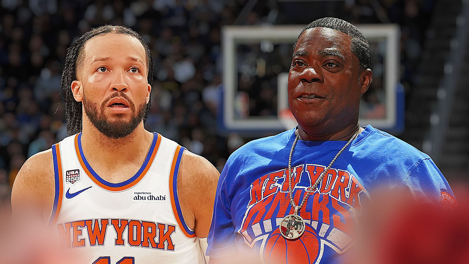 Tracy Morgan calls Jalen Brunson ‘Ghostbuster’ in hilarious rant involving King Kong, Godzilla, The Godfather