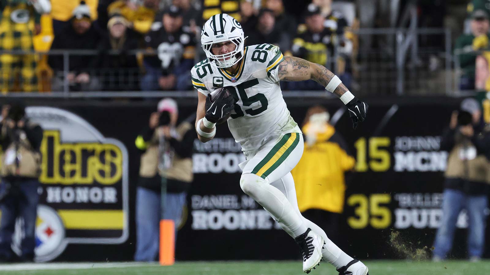 Packers’ Tucker Kraft makes bold TE1 declaration amid injury recovery