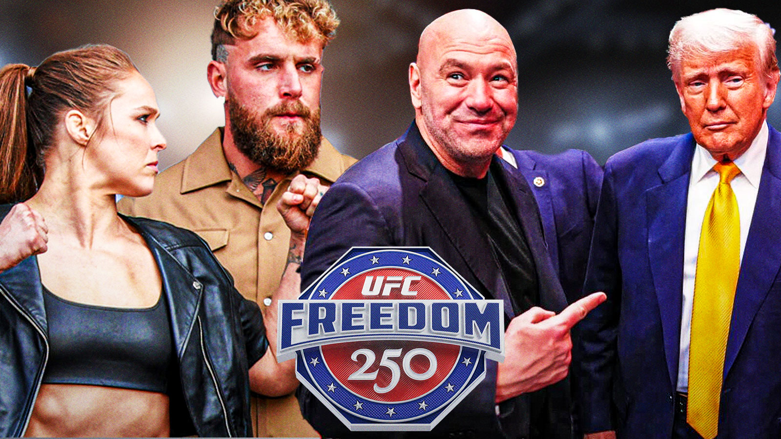 Ronda Rousey & Jake Paul troll UFC Freedom 250 White House viewership