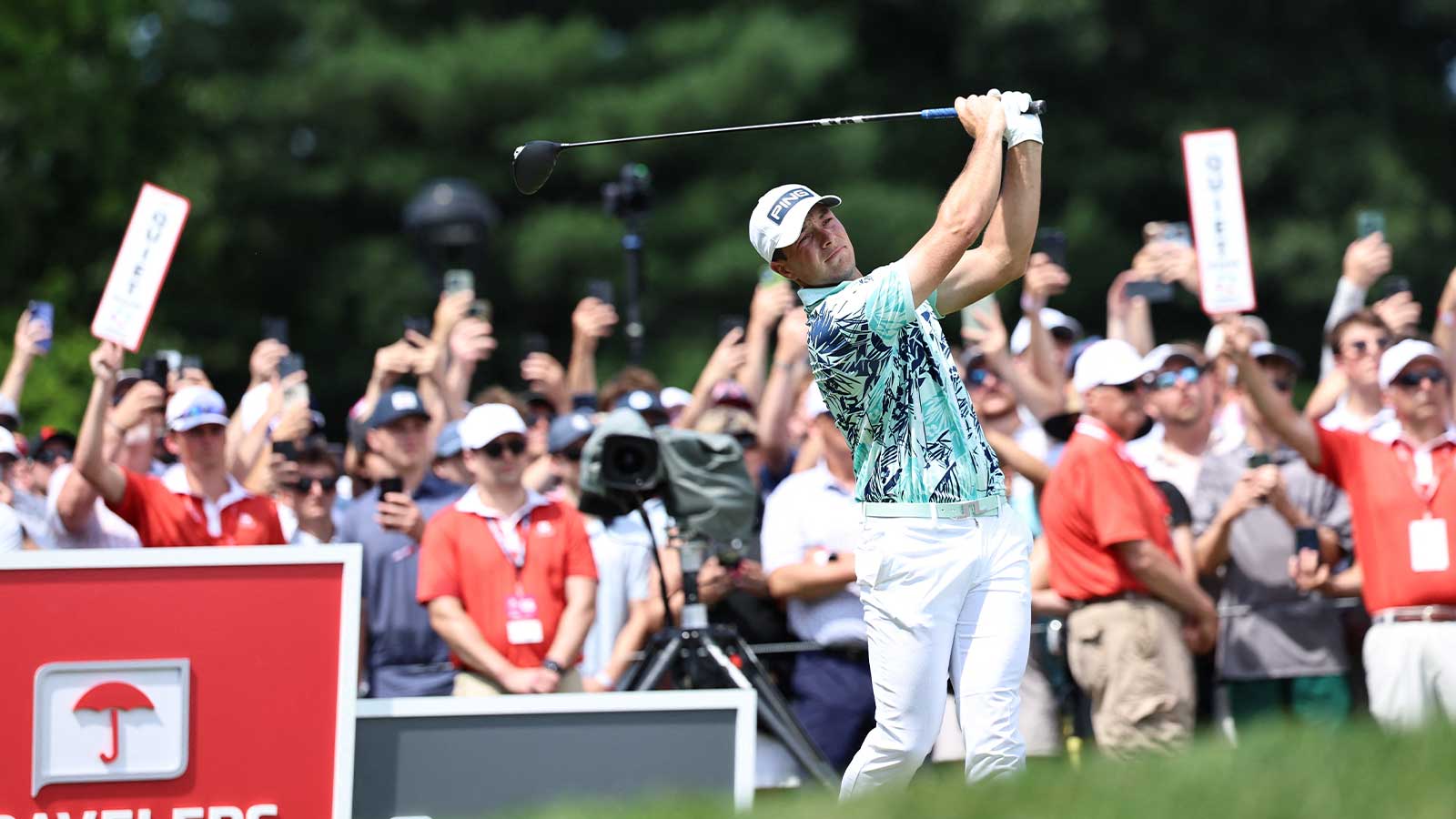 Scottie Scheffler, Viktor Hovland headed to Monday playoff at Travelers Championship