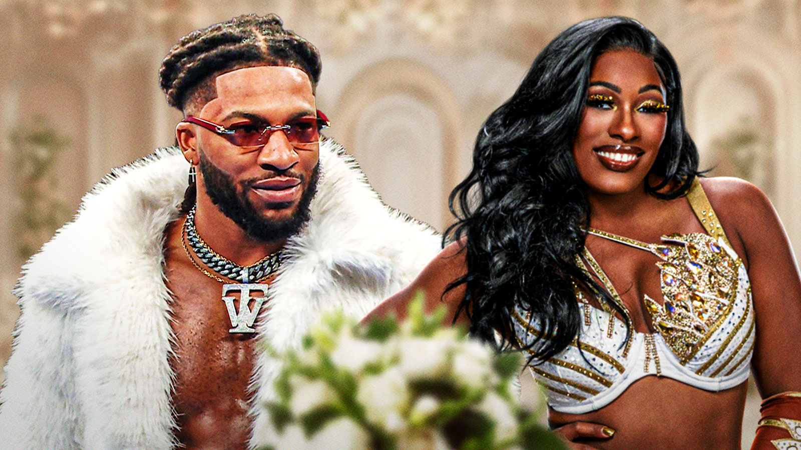 WWE's Trick Williams and Lash Legend got married — and their wedding pics are stunning