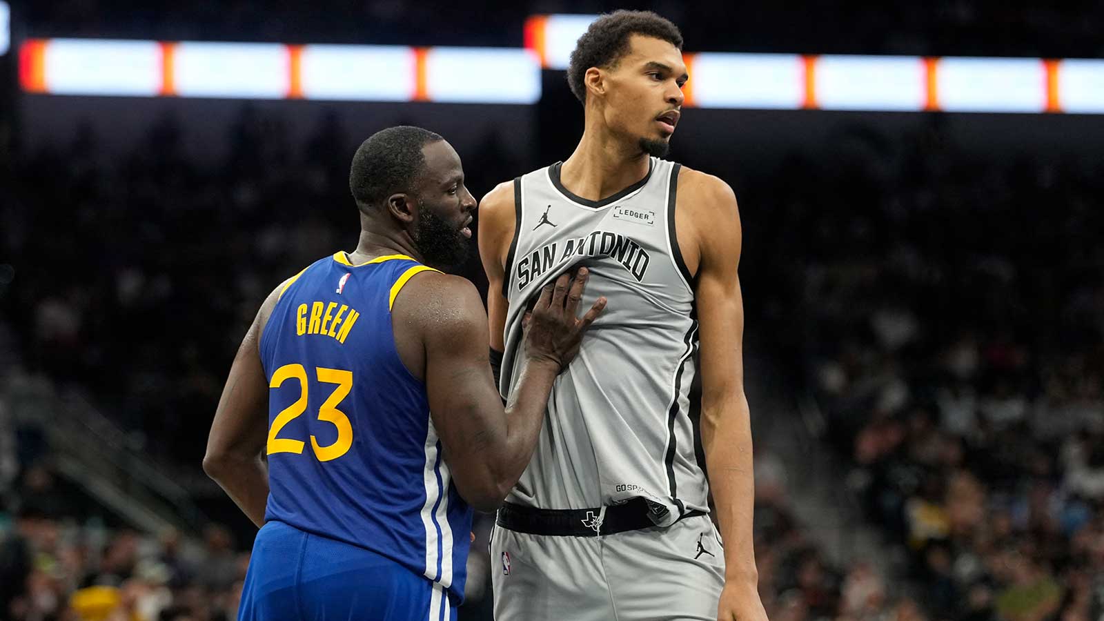 Draymond Green says Spurs’ Victor Wembanyama ‘should be suspended,’ but he’s not mad about it