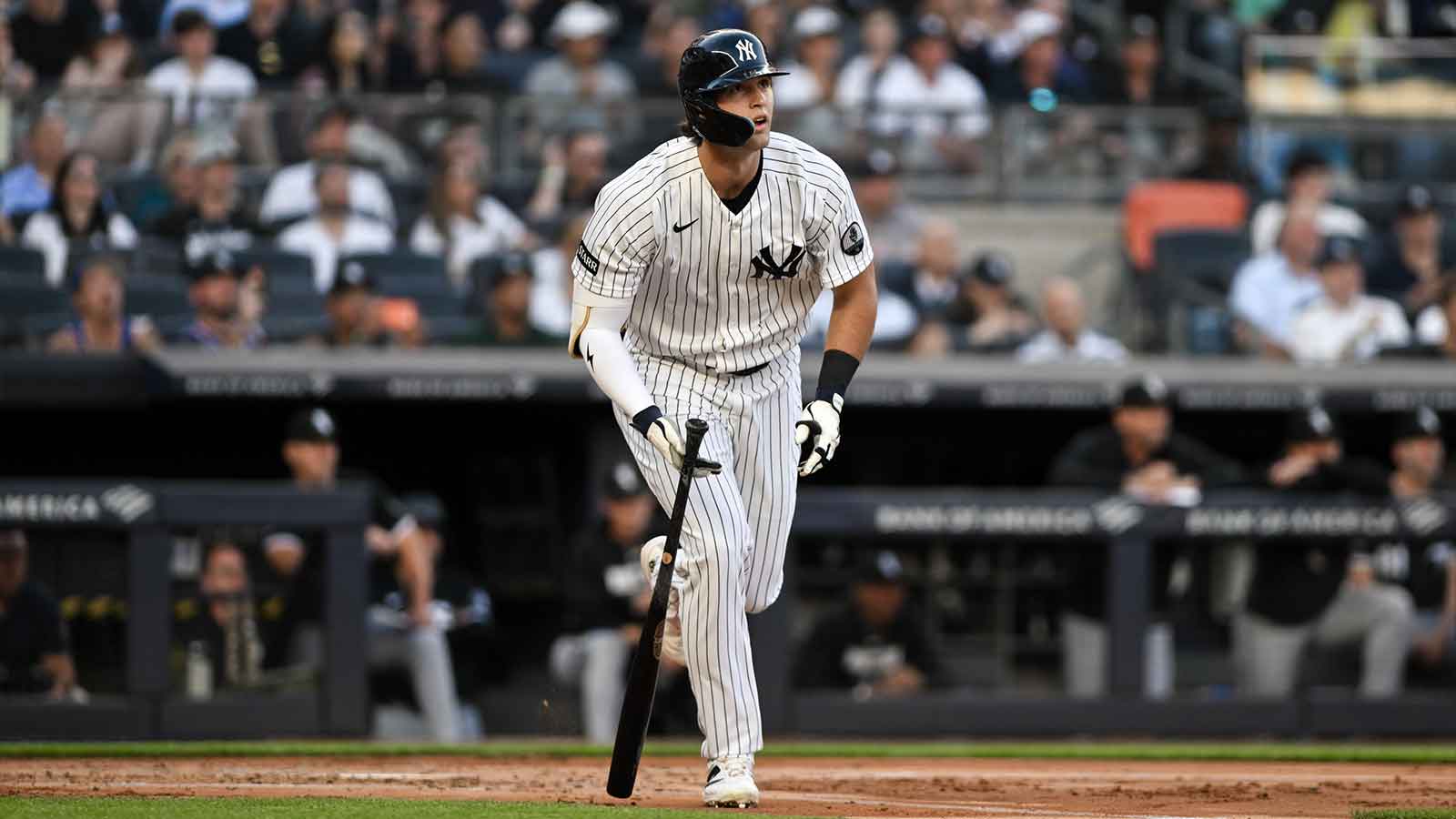 Watch Spencer Jones hit his first Yankee Stadium HR vs. White Sox