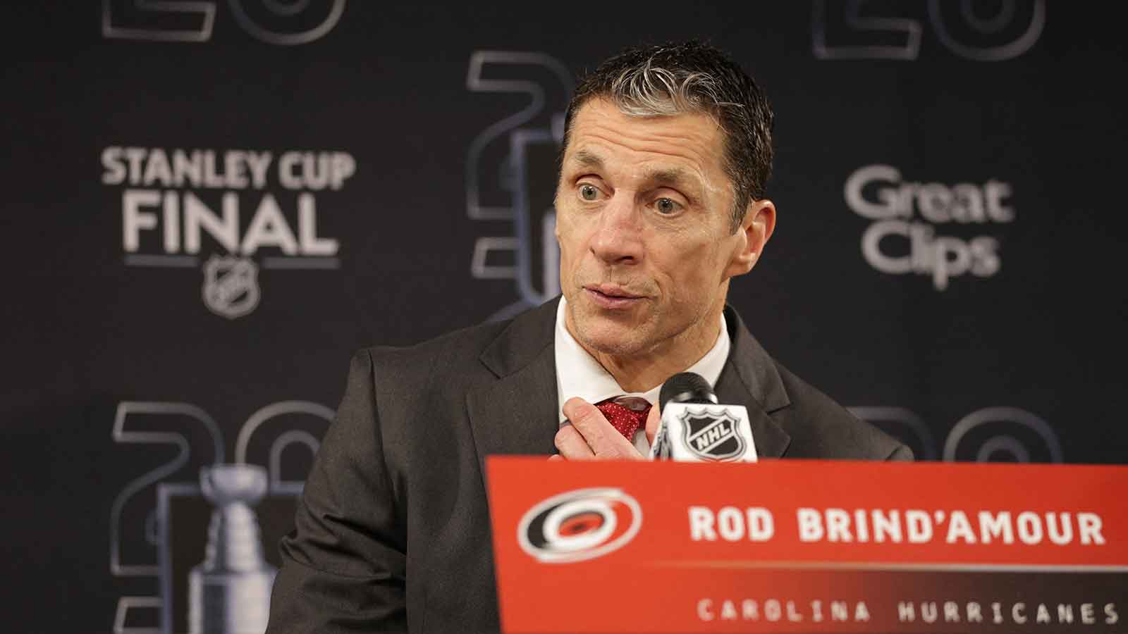 Why Hurricanes lost Stanley Cup Final Game 1, per Rod Brind'Amour