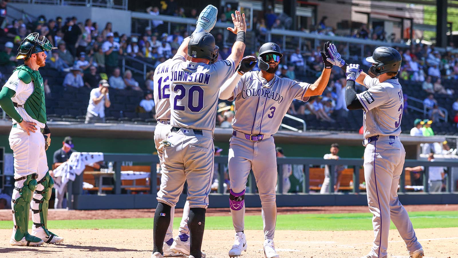 Rockies shatter franchise record after lighting up A’s in Las Vegas
