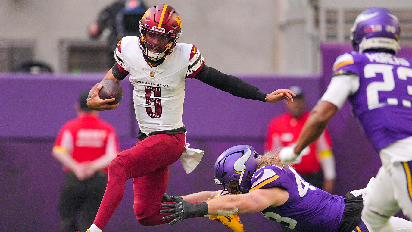 Why Jayden Daniels working in new David Blough offense should scare Commanders’ opponents
