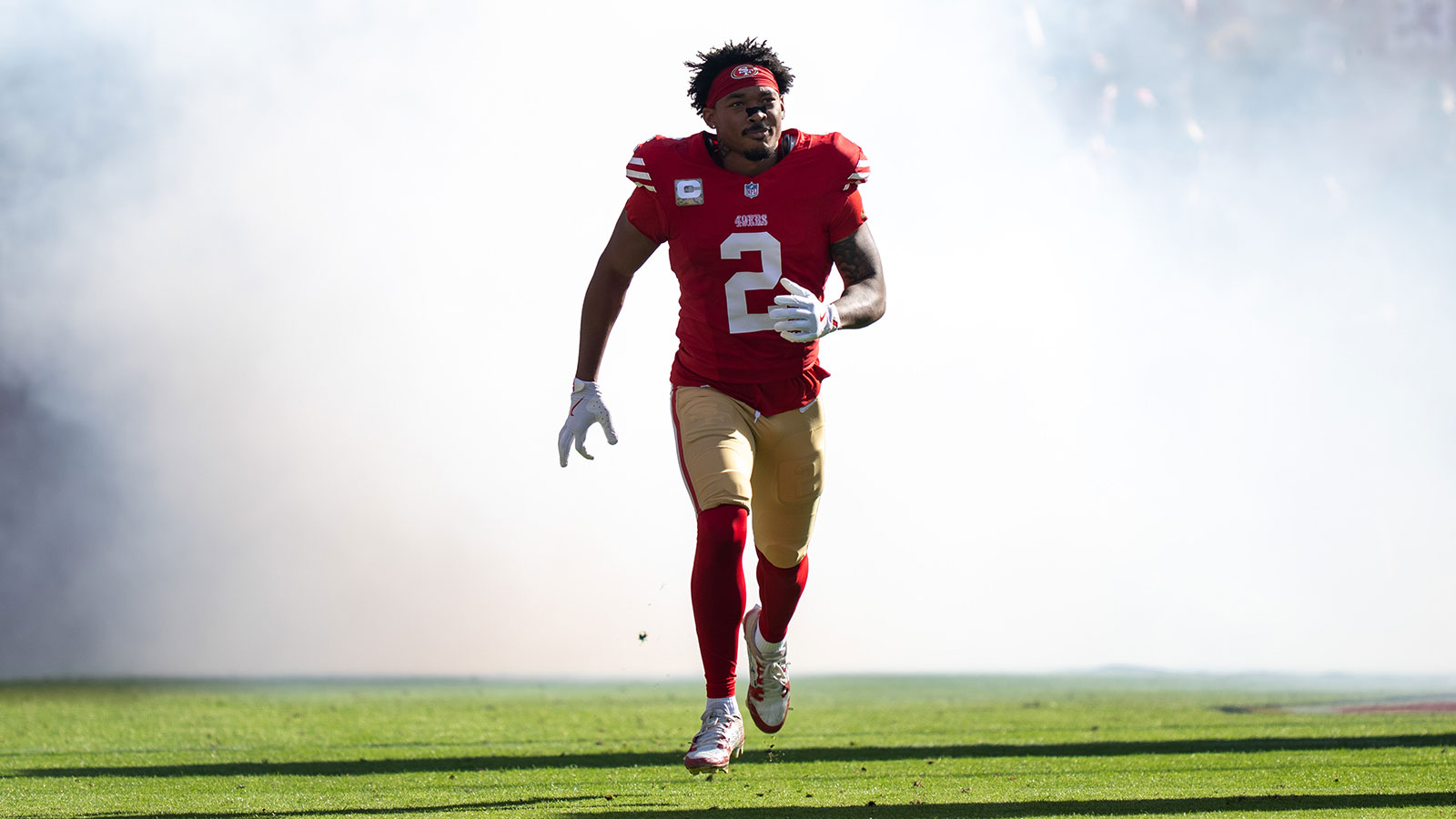 San Francisco 49ers cornerback Deommodore Lenoir (2) before the game against the Los Angeles Rams at Levi's Stadium.