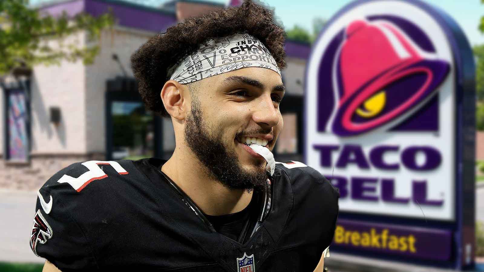 Drake London reveals true story behind epic Taco Bell proposal to fiancee