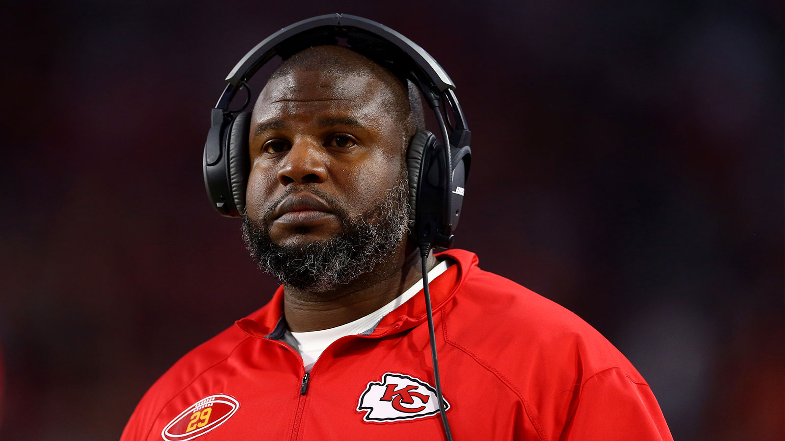 Kansas City Chiefs offensive coordinator Eric Bieniemy.