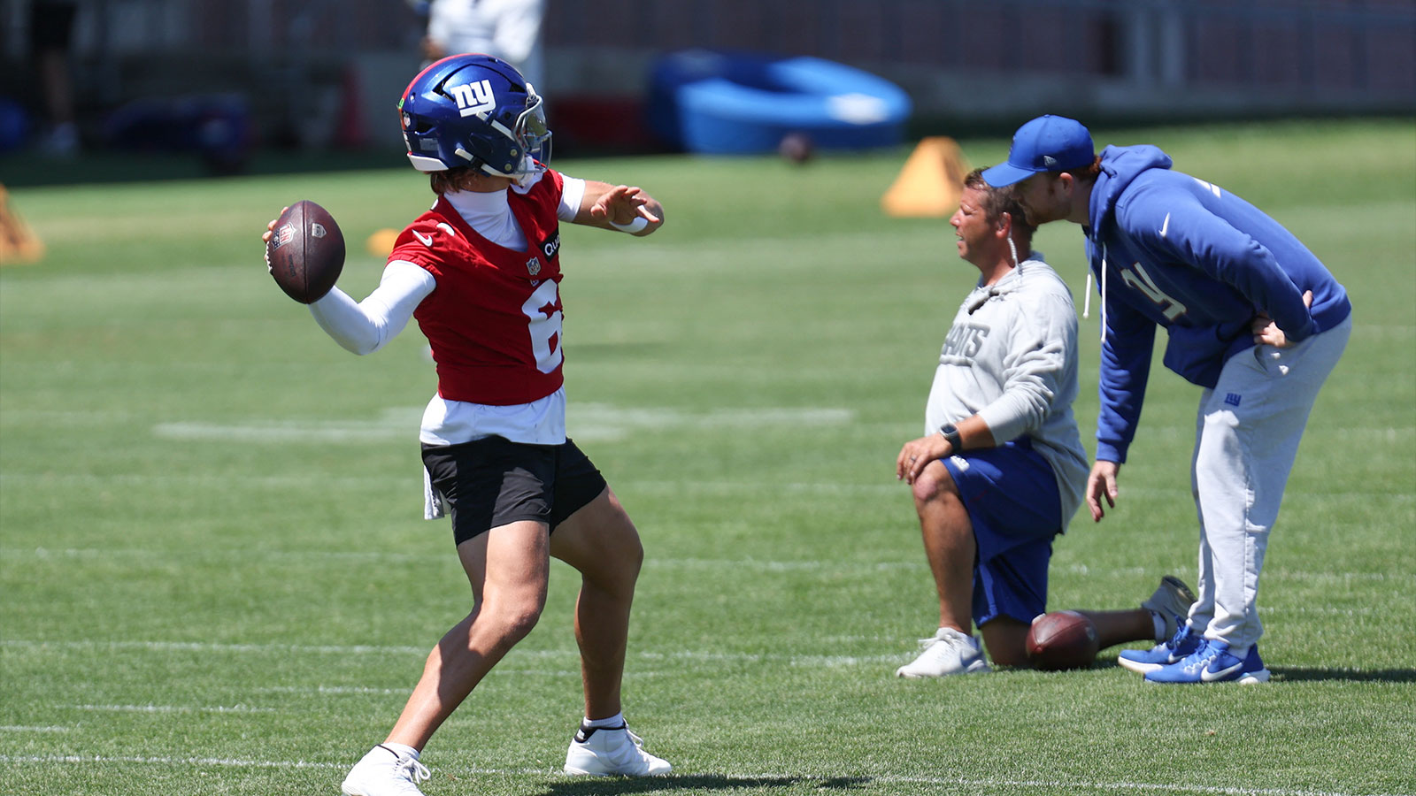 Giants' Jaxson Dart Shows Off Cannon Arm With Wild July 4 Jet Ski Throw