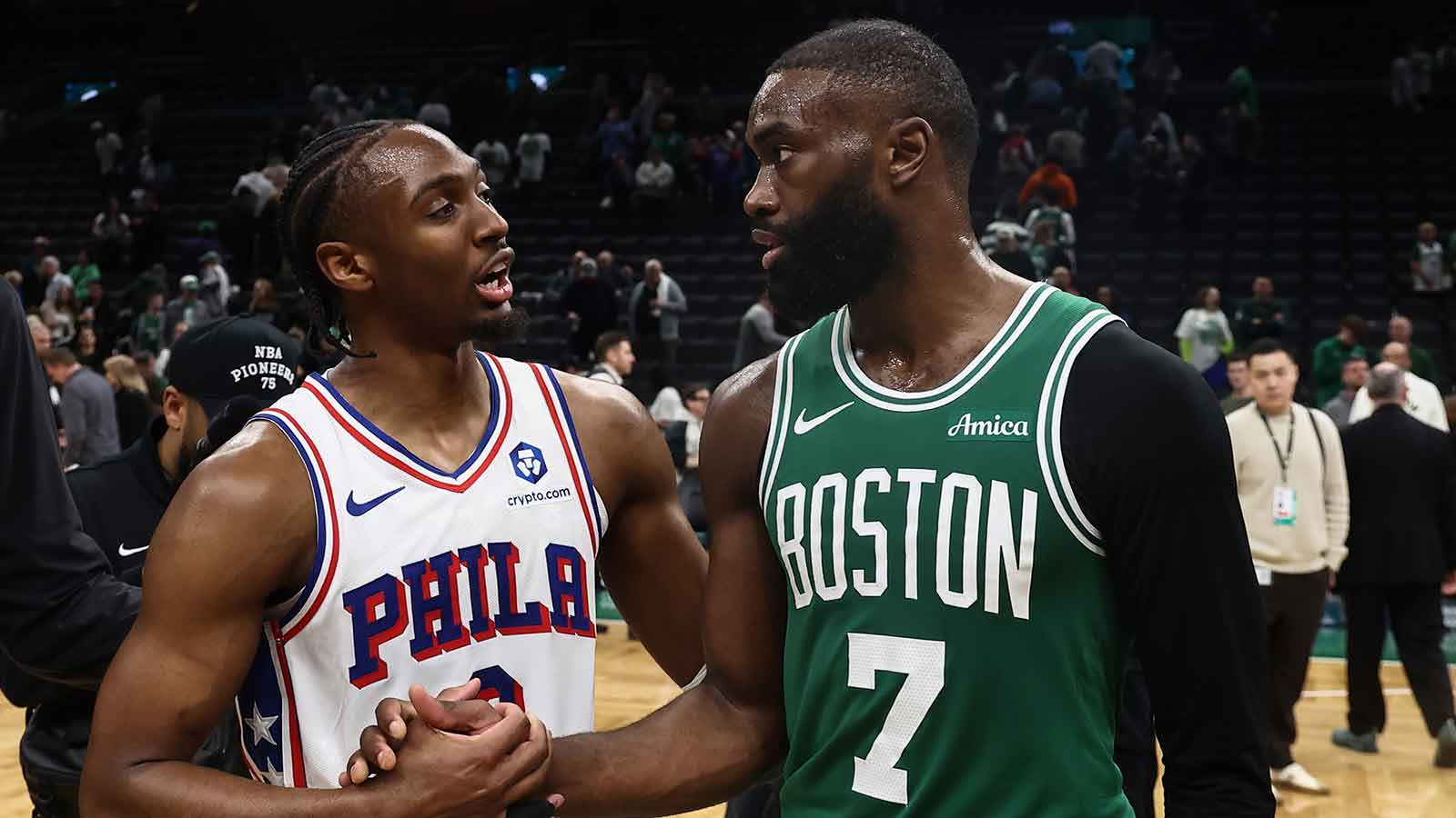 This LeBron James, Jaylen Brown, Tyrese Maxey video will excite 76ers fans