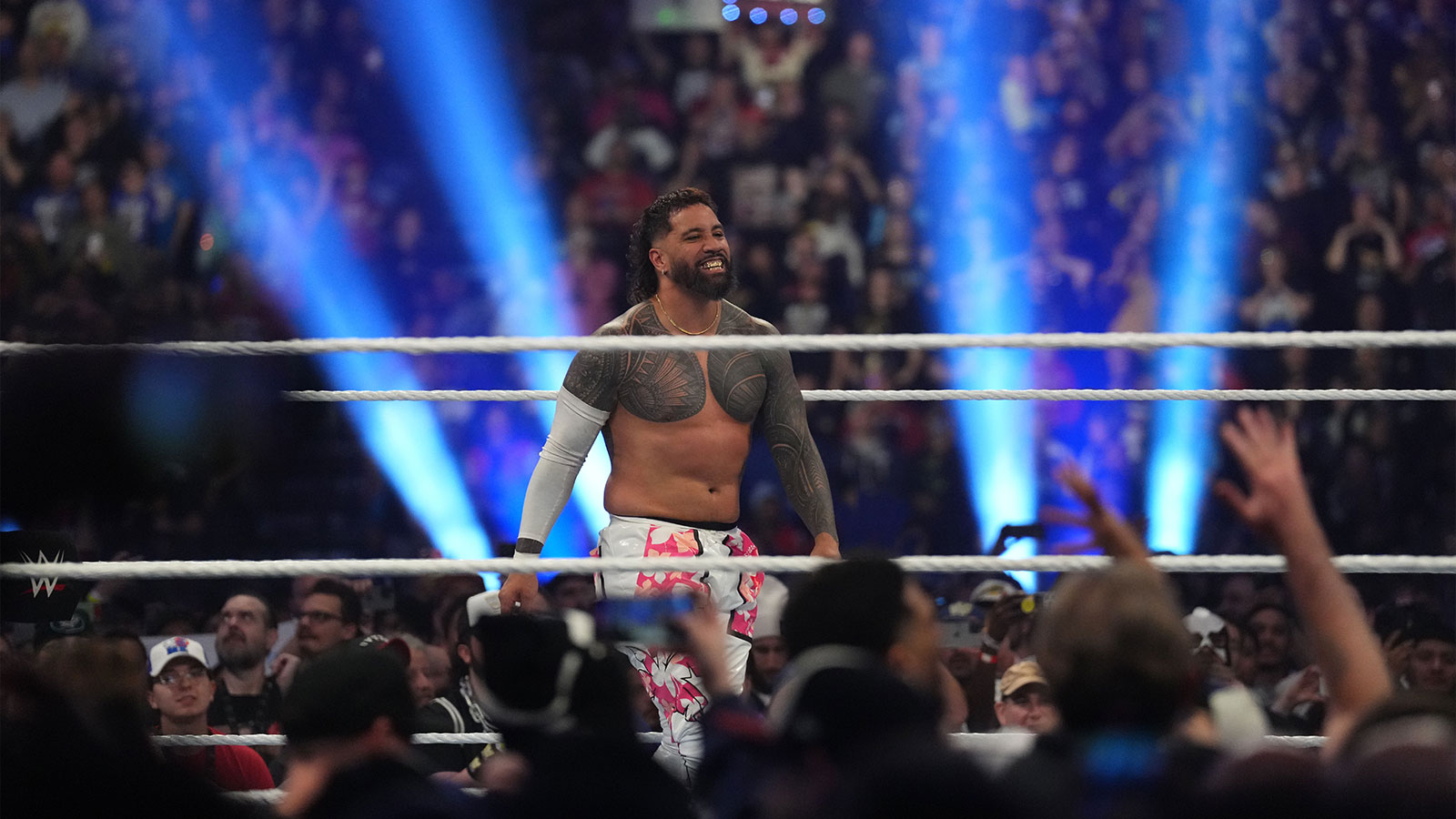 WWE Superstar Jey Uso at the Royal Rumble.