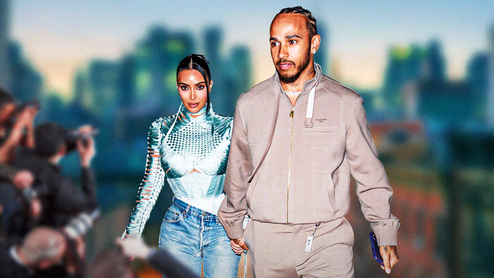 Kim Kardashian shares adorable summer moments with Lewis Hamilton and kids