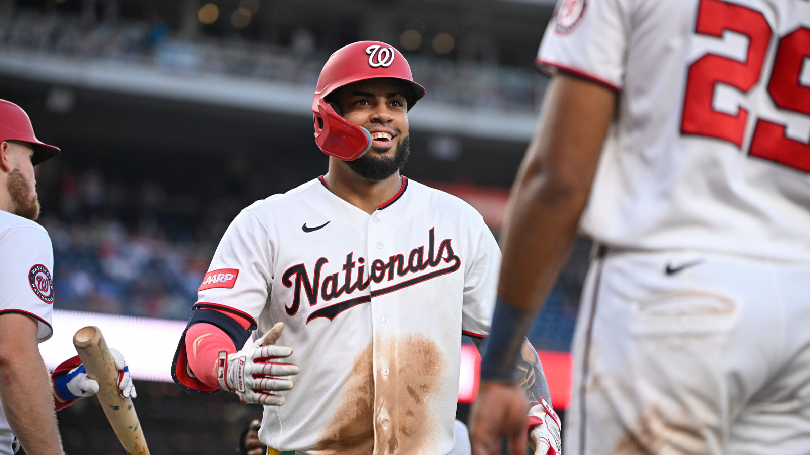 Nationals’ Luis Garcia Jr. scratched on Sunday with trade rumors swirling