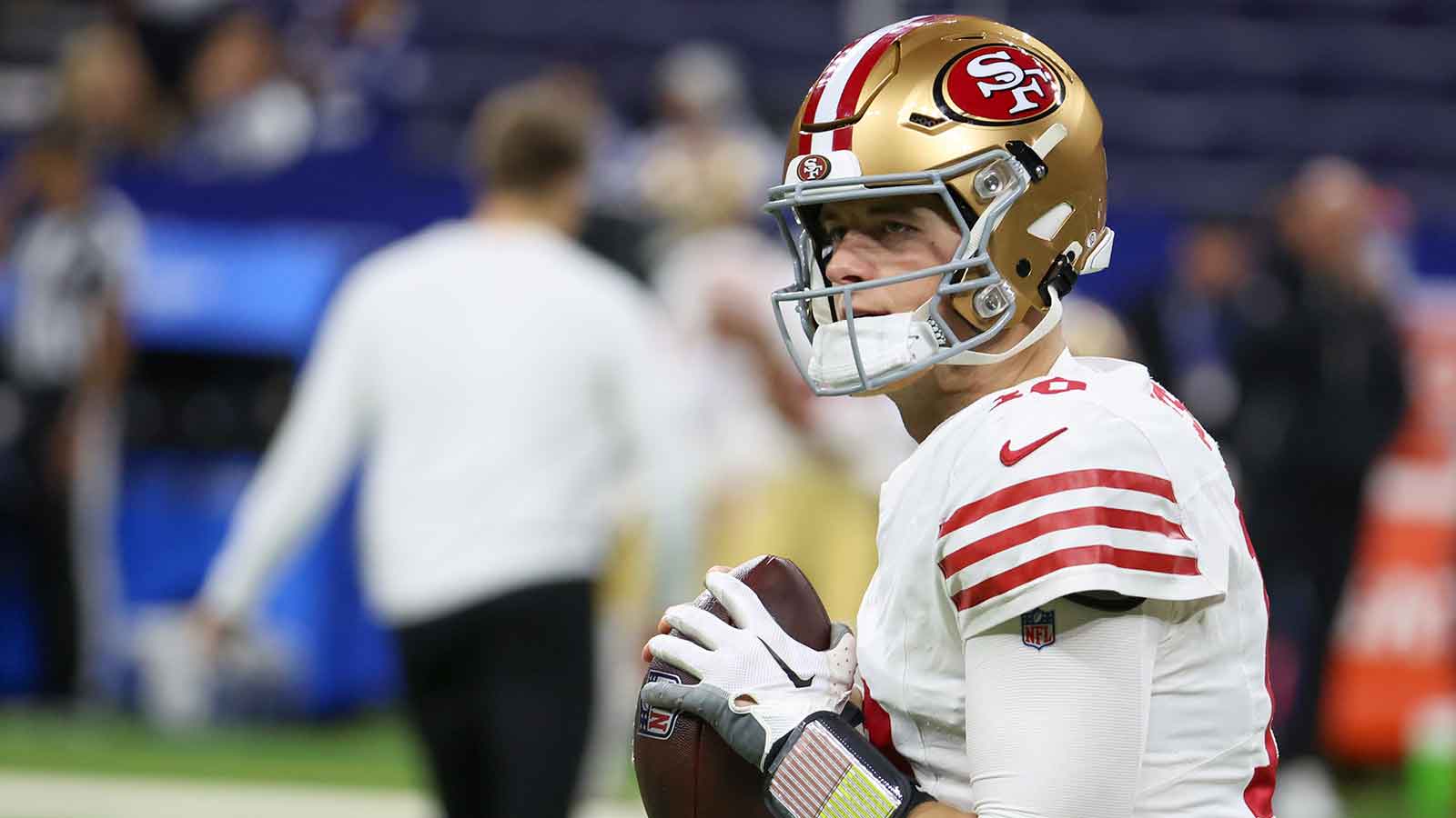 49ers’ Mac Jones has insanely high praise for rookie WR amid Ricky Pearsall injury