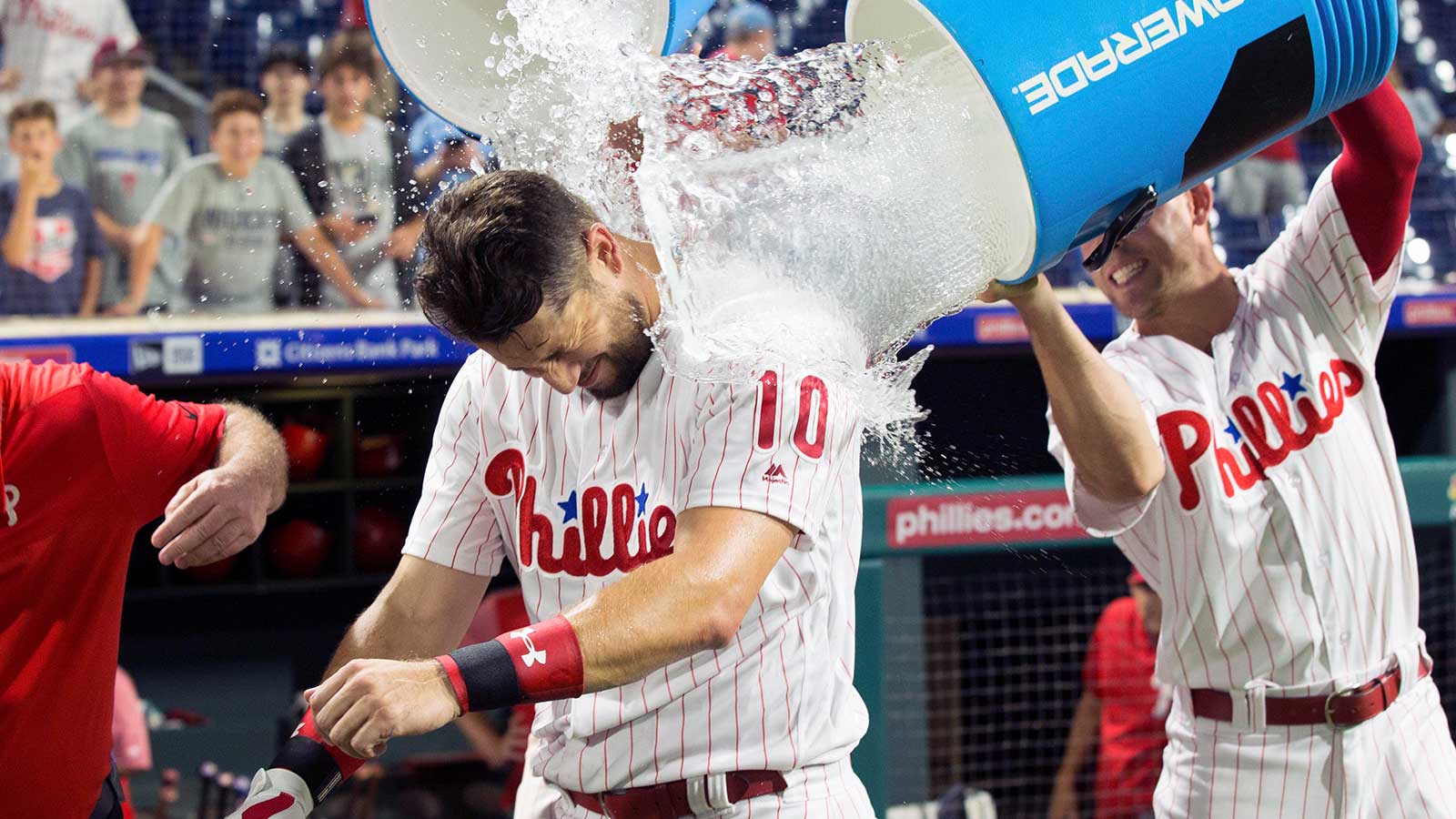Former Phillies’ Trevor Plouffe relives hilarious walk-off homer vs. Kike Hernandez at Citizens Bank Park
