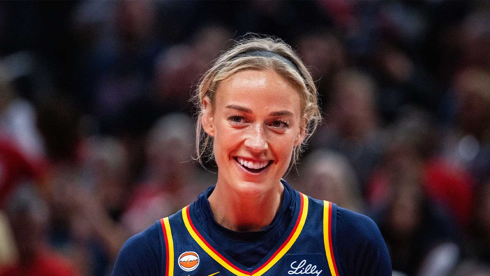 WNBA star and Indiana Fever guard Sophie Cunningham.