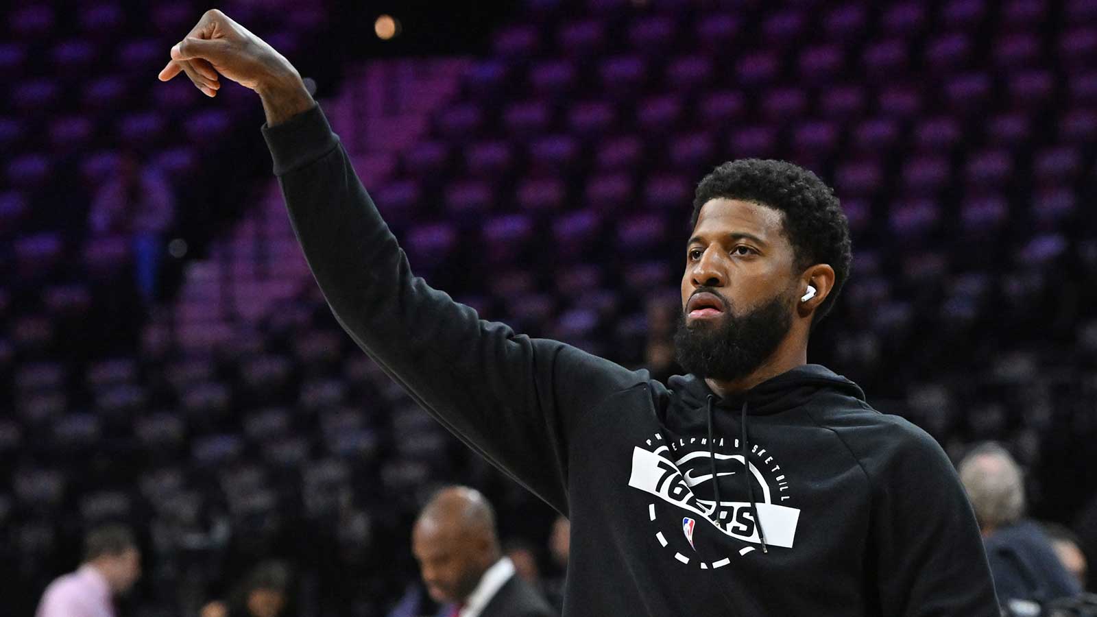 Paul George riding a motorized suitcase has fans losing it in dog days of offseason