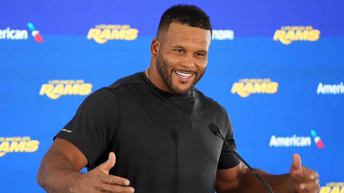 Rams’ Aaron Donald sounds off on wife’s role in stunning NFL comeback