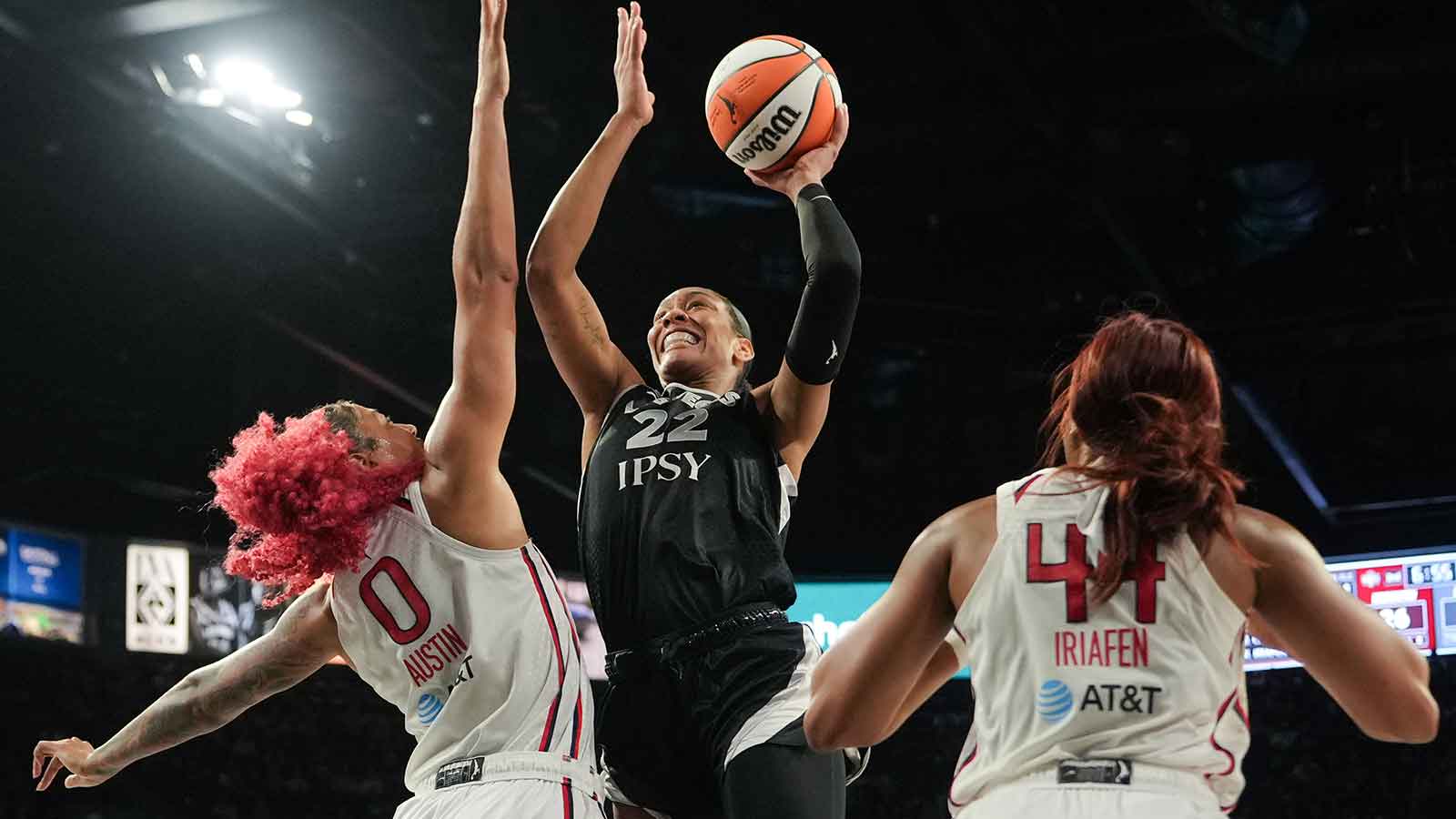 Aces’ A’ja Wilson breaks tie with WNBA legend with big game vs. Mystics