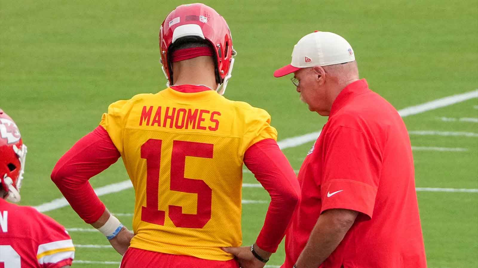 Chiefs’ Andy Reid provides huge Patrick Mahomes training camp update