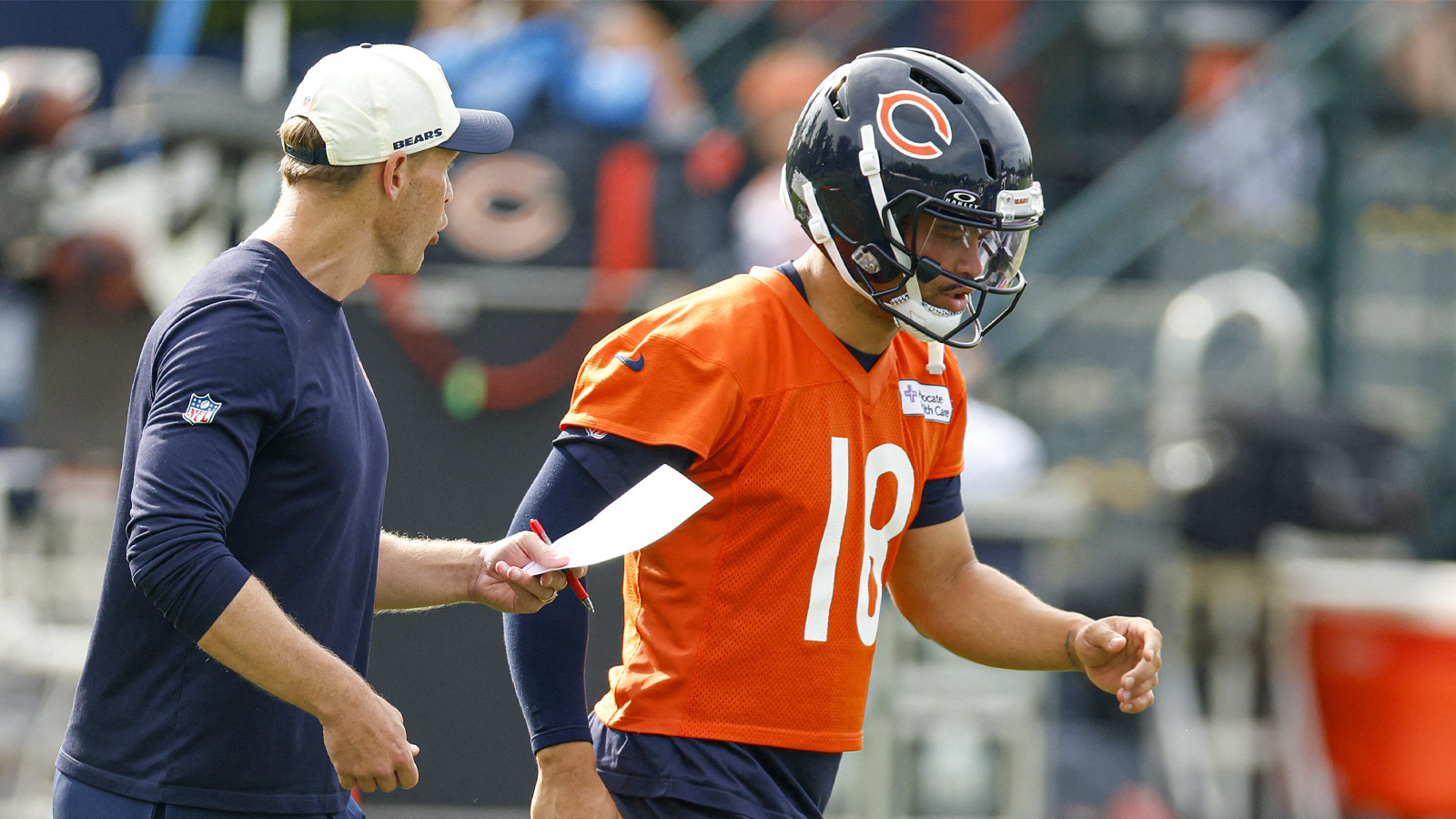 Bears’ Ben Johnson drops a bar on keeping Caleb Williams’ ego in check