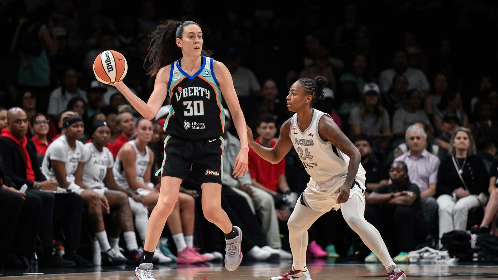 Liberty’s Breanna Stewart thrilled to avoid ‘trap game’ vs. Aces with stars sidelined