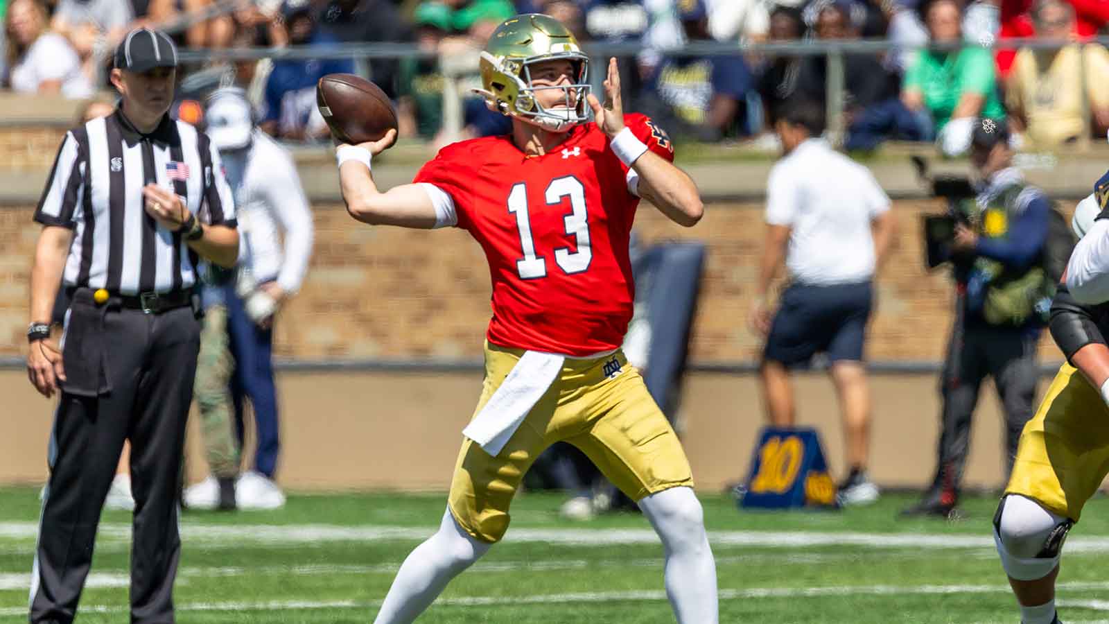 Analyst warns not to sleep on Notre Dame football’s CJ Carr as No. 1 pick in 2027 NFL Draft