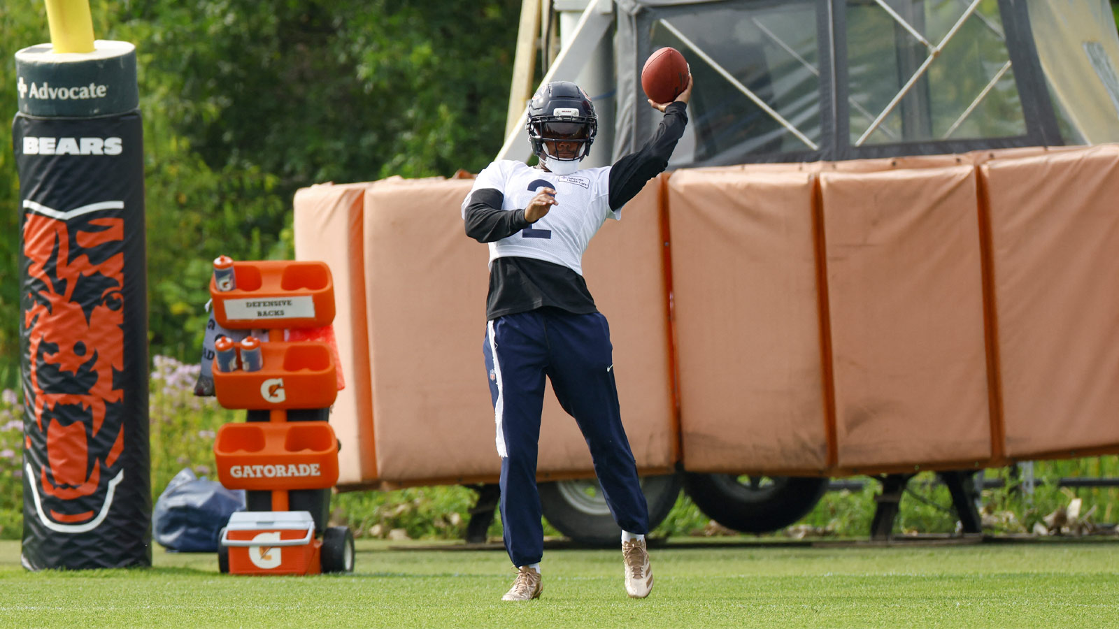 Bears safety Coby Bryant carted off field with ‘concerning’ knee injury