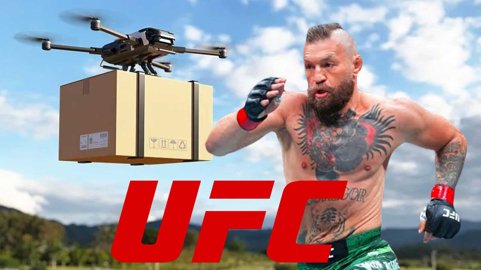 UFC icon Conor McGregor flamed for hilarious drone delivery fail