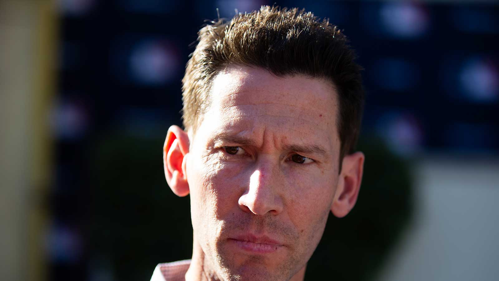 Boston Red Six chief baseball officer Craig Breslow speaks to the media during the MLB General Manager's Meetings at Omni Scottsdale Resort & Spa. 