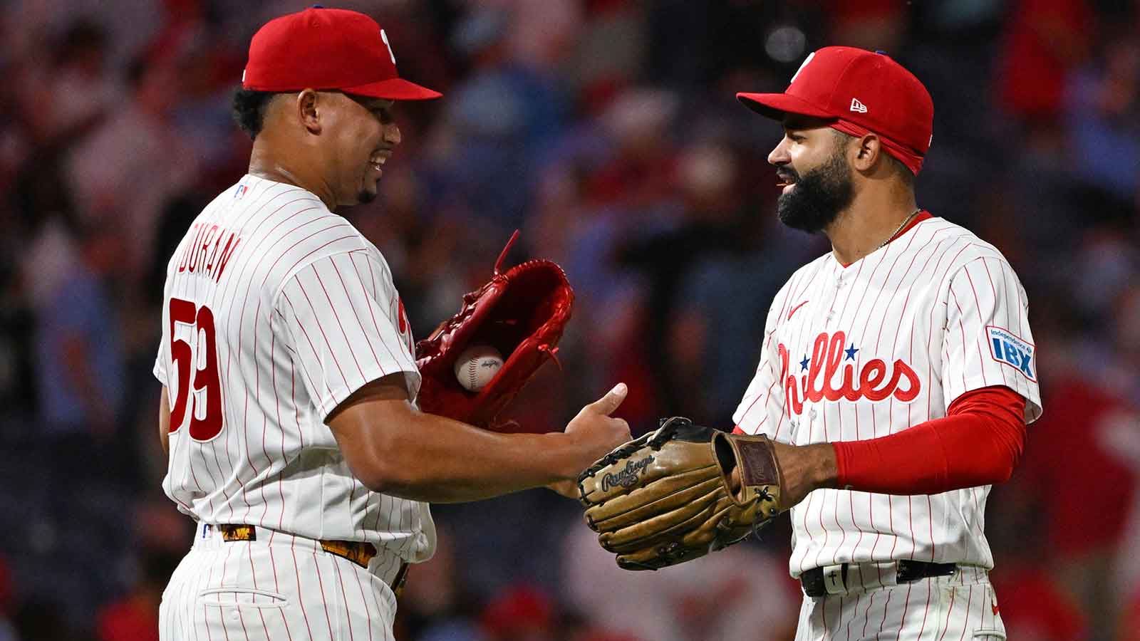 Derek Hill suffers scary collision during Phillies-Nationals clash