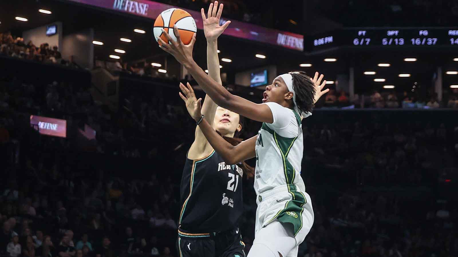 Storm’s Dominique Malonga makes WNBA history in loss to Liberty
